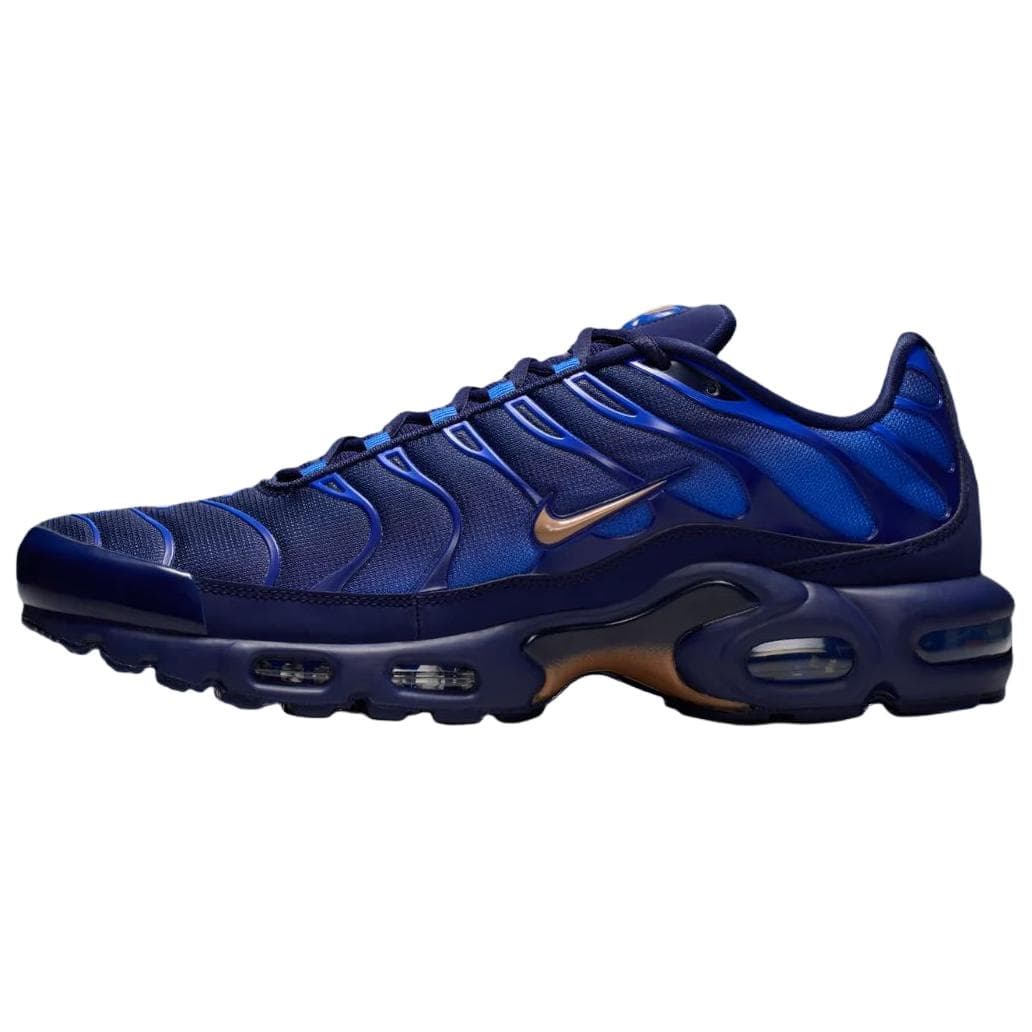 Кроссовки для бега Nike X French Football Federation Air Max Plus Дышащая Поддержка Амортизация Беговые кроссовки Мужские Черные Синие - изображение 1