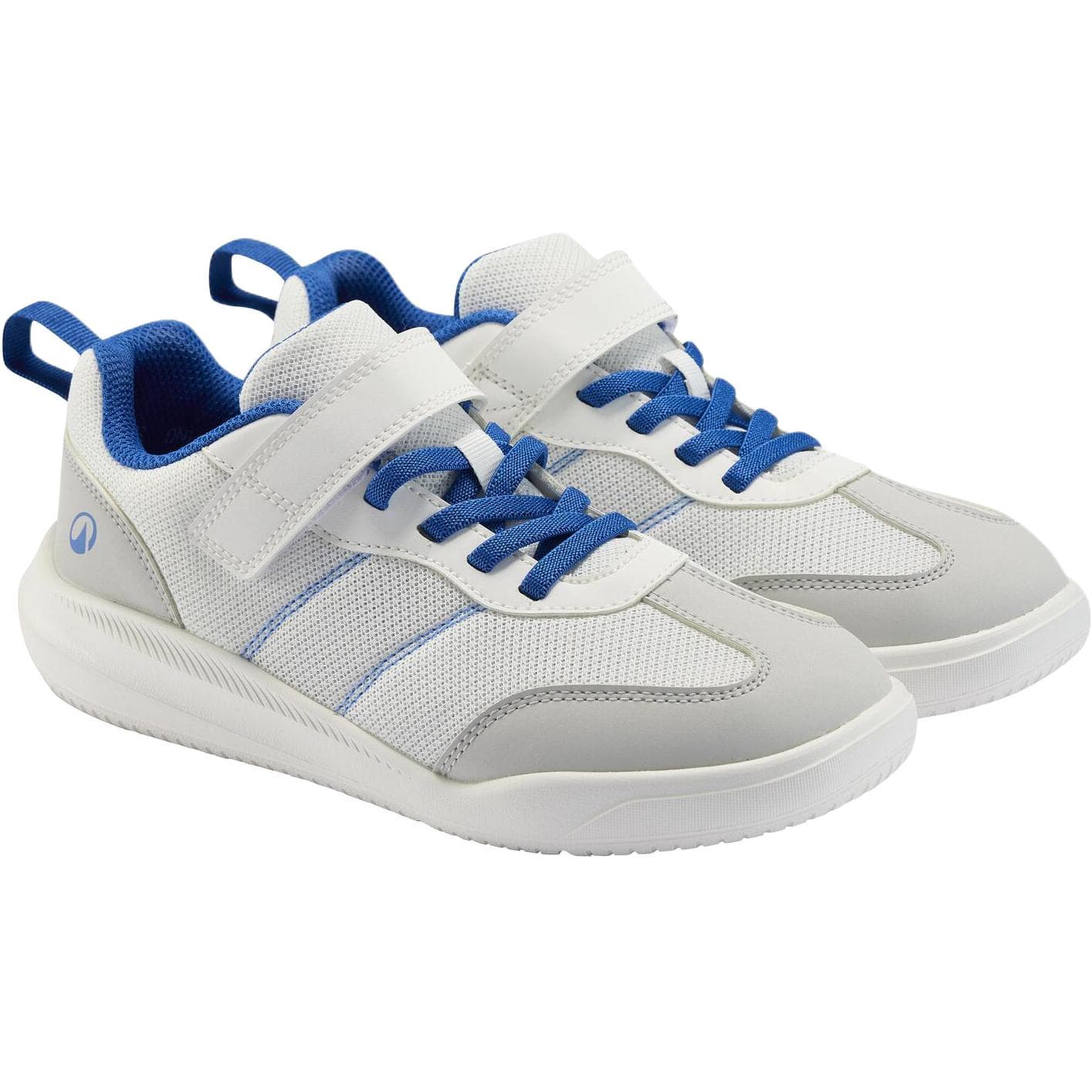 Кроссовки DECATHLON Дышащие Низкие Кроссовки для Беговых Занятий для Детей Белые и Синие Детские - изображение 3
