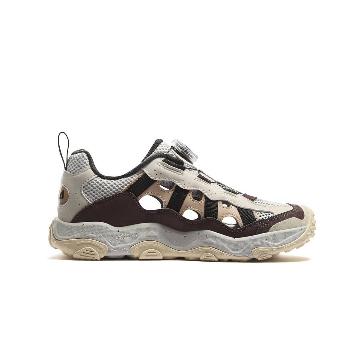 FILA KIDS Синтетическая кожа текстиль уличная обувь лотосовый серый латте коричневый детский - изображение 2