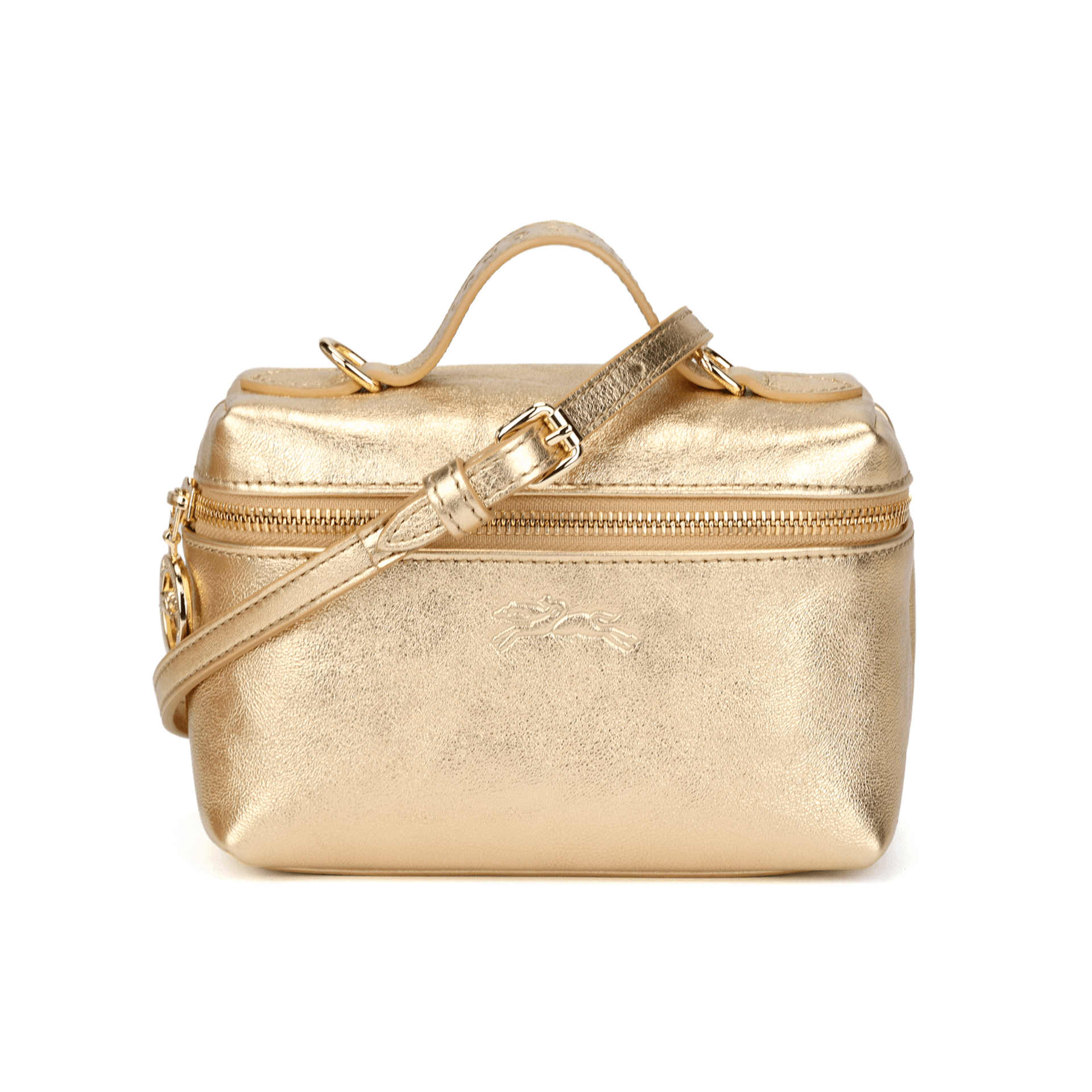 Сумка LONGCHAMP Коровья кожа Сумка для коробок Сумка Мини-версия Женские Золото - изображение 1