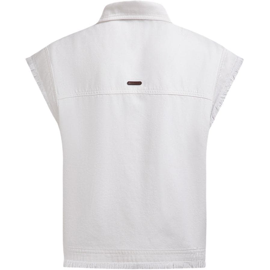 Hush Puppies FOG Белый деним Женские жилеты - изображение 2