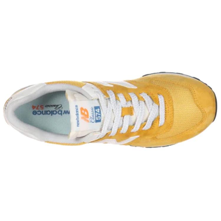 Кроссовки New Balance NB 574 Low Топ Повседневная обувь Унисекс Желтая - изображение 5