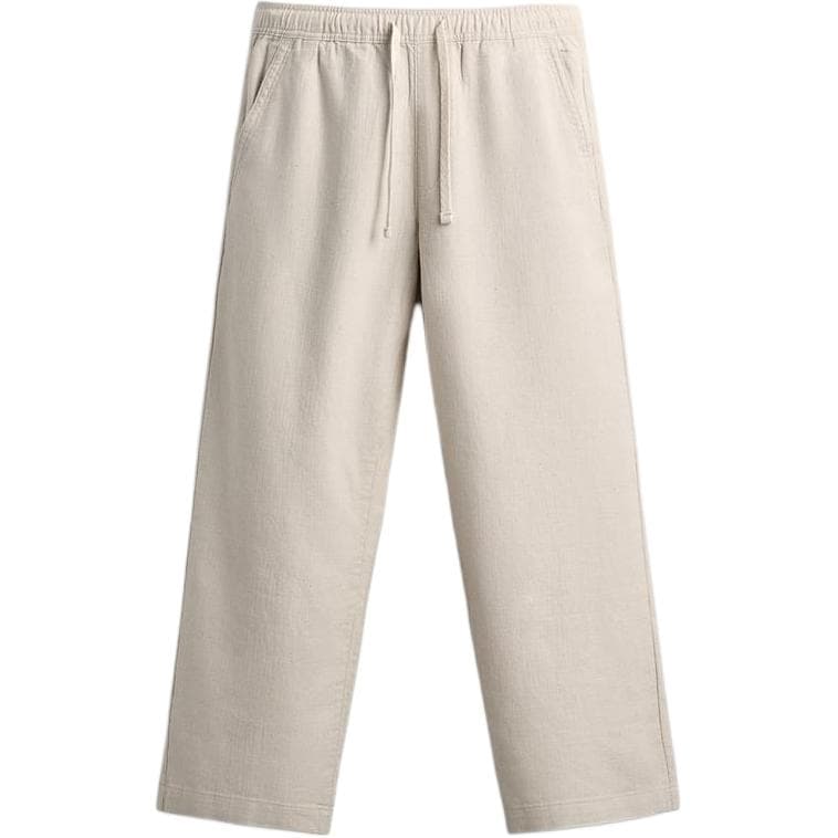 Штаны ZARA Light Beige Men's Casual Pants ZARA Светло-бежевые Мужские Повседневные Штаны - изображение 1