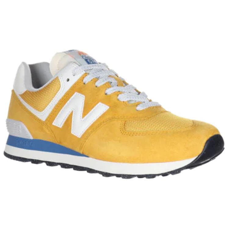 Кроссовки New Balance NB 574 Low Топ Повседневная обувь Унисекс Желтая - изображение 4
