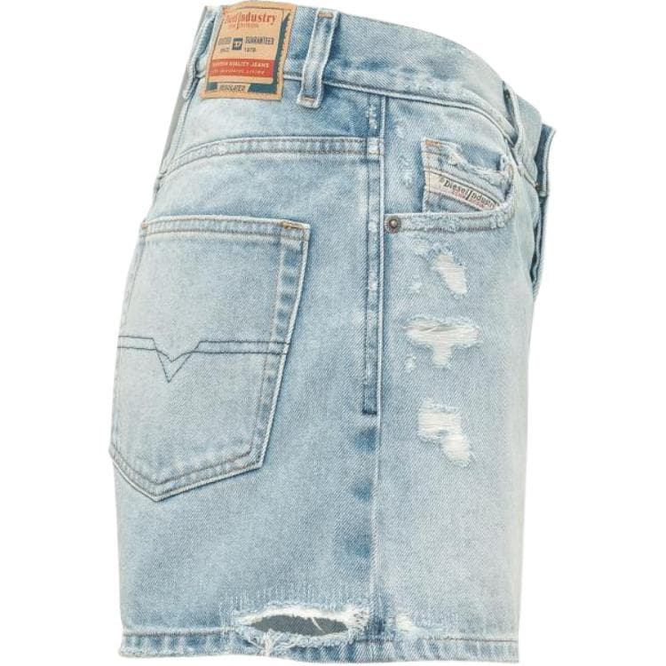 Diesel Blue Женские Джинсовые Шорты - изображение 3