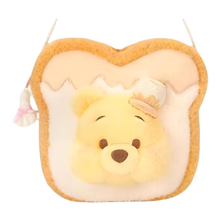Сумка через плечо Disney Winnie The Pooh и LAOYOUJI' Разборный обруч Пикник Ткань Сумки через плечо Унисекс Желтый - изображение 4