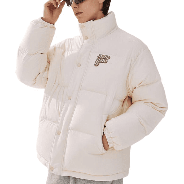 Зимняя куртка FILA FUSION FOB Пуховик Унисекс Пшенично-сливочный - изображение 3