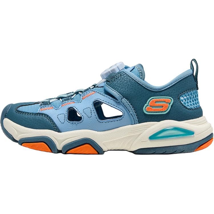 Сандалии Skechers Kids Синтетическая кожа текстиль Low Топ Сандалии Светло-синий Детский - изображение 1
