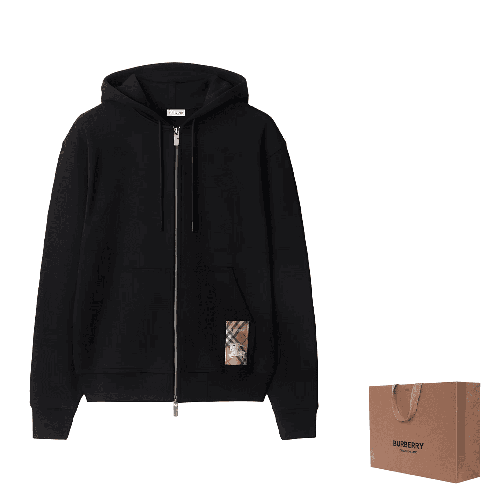 Худи Burberry FW24 Худи-ханьфу платье Мужское Черное - изображение 6