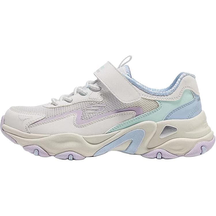Кроссовки Skechers Kids D'LITES Синтетическая кожа текстиль противоскользящий амортизация дышащий низкий верх - изображение 1