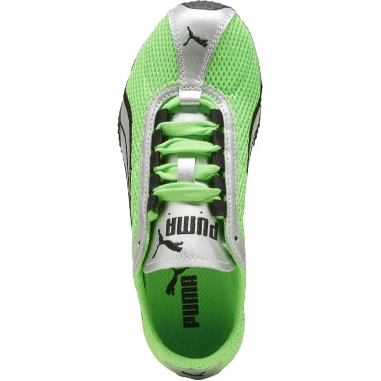 Кроссовки PUMA H Уличный ПУ (полиуретан) Дышащий Низкий Топ Детская Обувь для Повседневной Жизни Зеленый Серебристый Детский - изображение 4