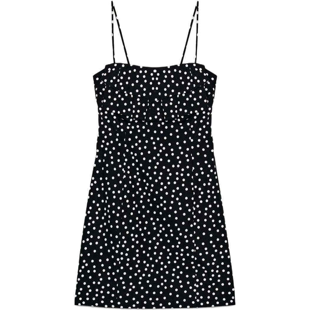 ZARA Черный Белый Женские Слип-платья - изображение 1