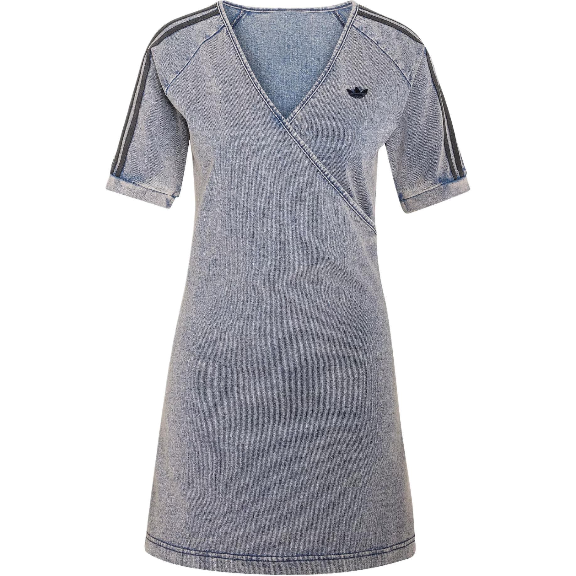 Платье Adidas Originals ADILENIUM Короткое платье с короткими рукавами для женщин - изображение 1