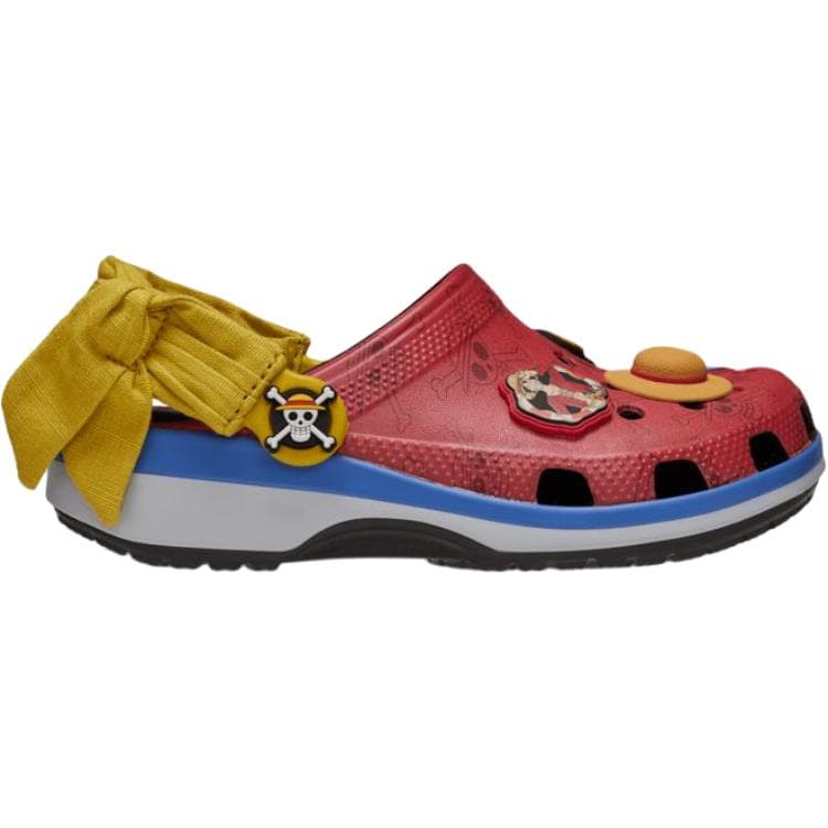 Crocs X ONE PIECE Kids Sabo Детские Красный Желтый Синий - изображение 2