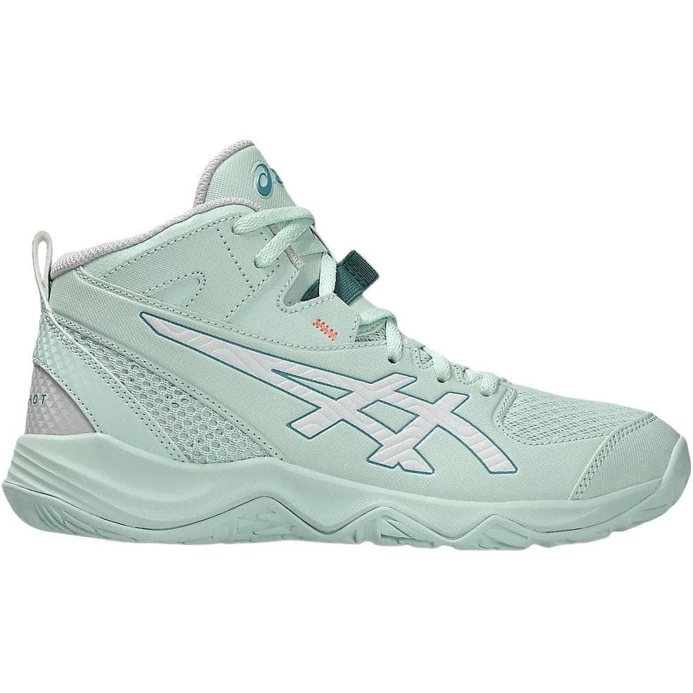 Кроссовки для баскетбола asics MID Топ Баскетбольные кроссовки Мятно-зеленый Детский - изображение 2
