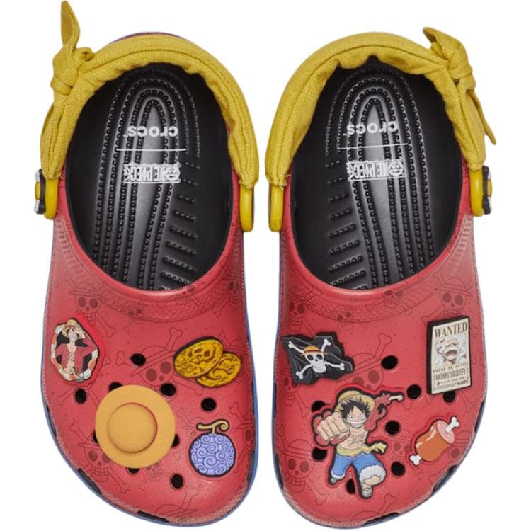 Crocs X ONE PIECE Kids Sabo Детские Красный Желтый Синий - изображение 5