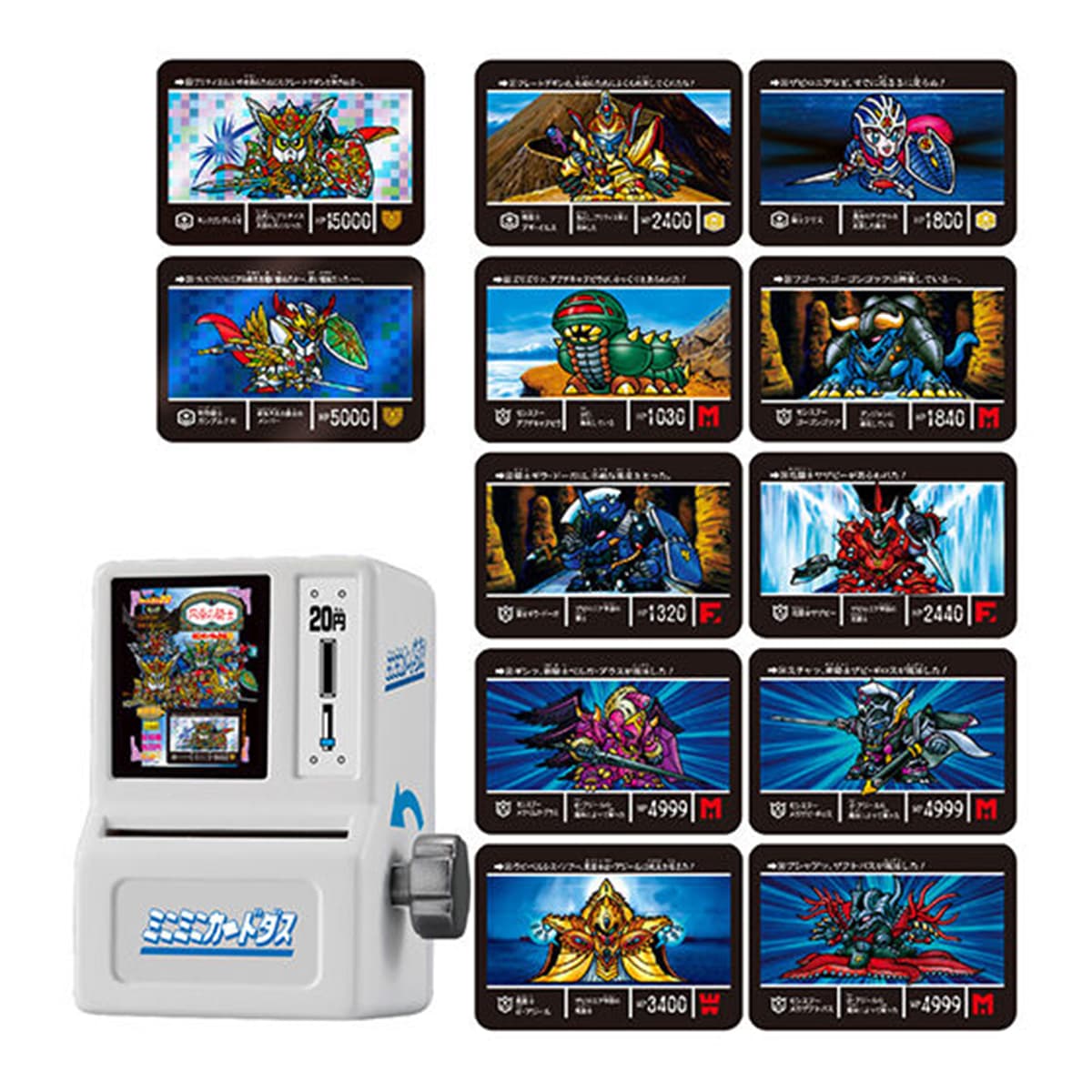 BANDAI SD Gundam Боковая сторона Stories Мини Карта Машина Стайлинг Сувениры и украшения Капсульные игрушки - изображение 2