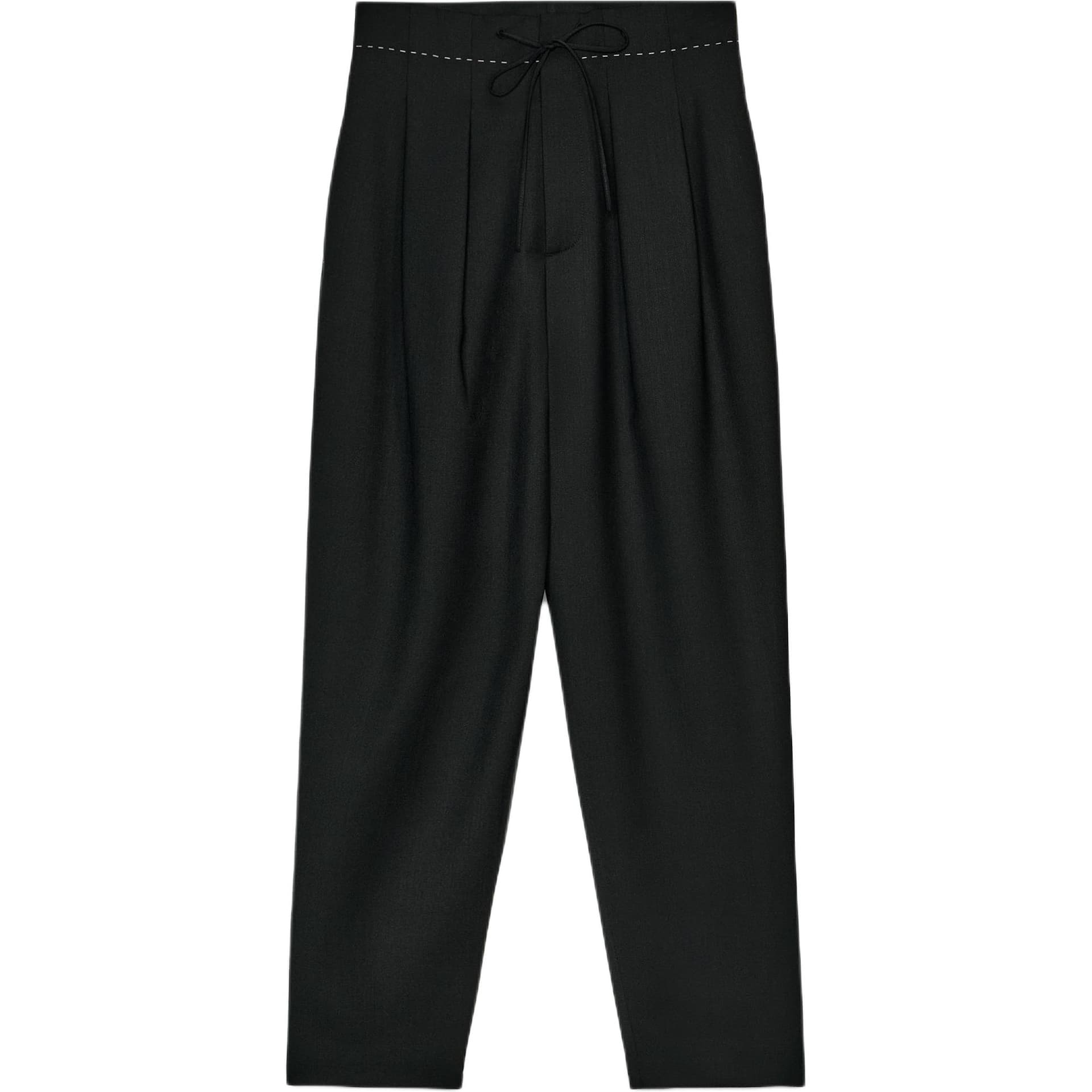 Штаны ZARA ZW Черные Женские Повседневные Штаны - изображение 1