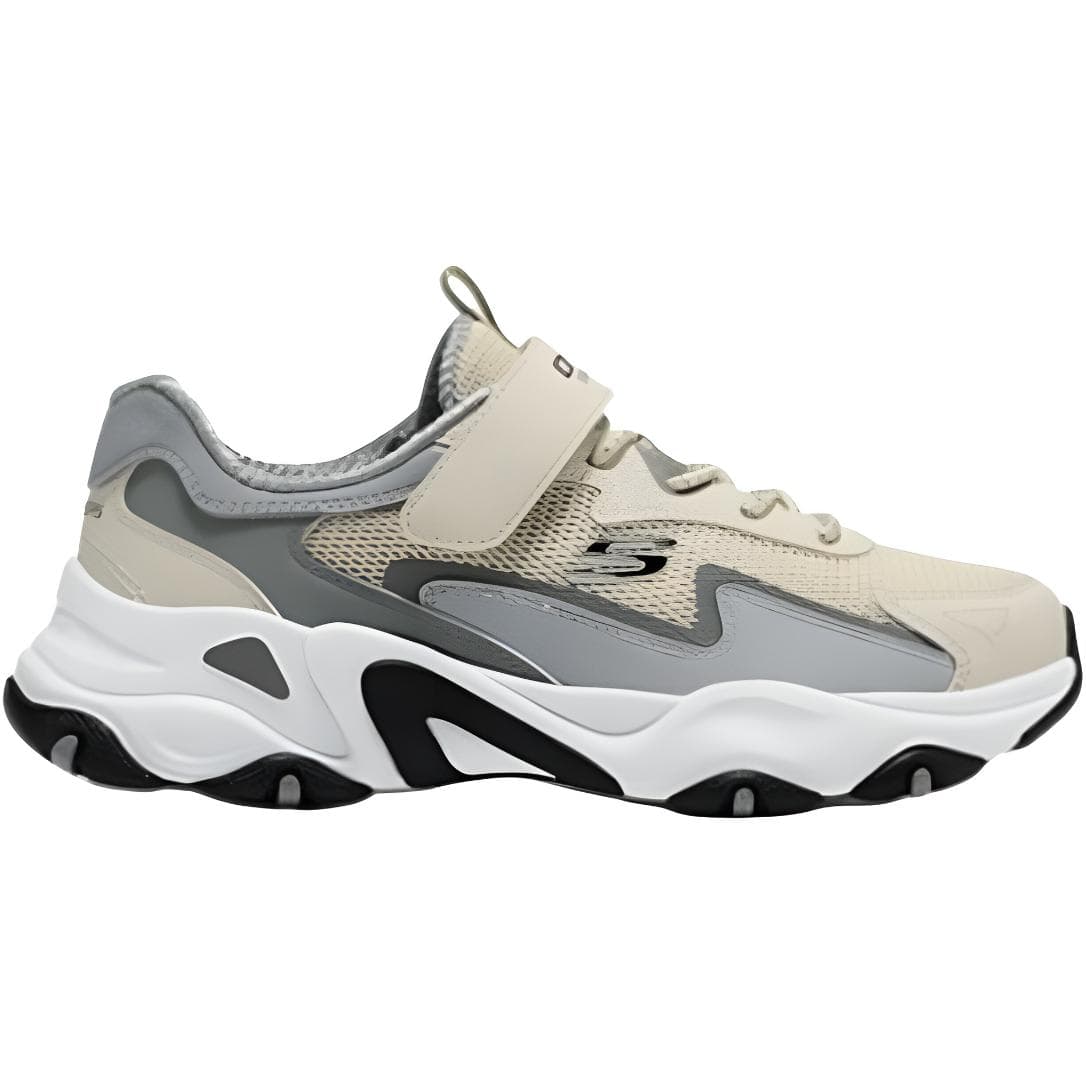 Кроссовки Skechers Kids D'LITES Синтетическая кожа текстиль Низкий верх Повседневная обувь Айвори для малышей - изображение 2