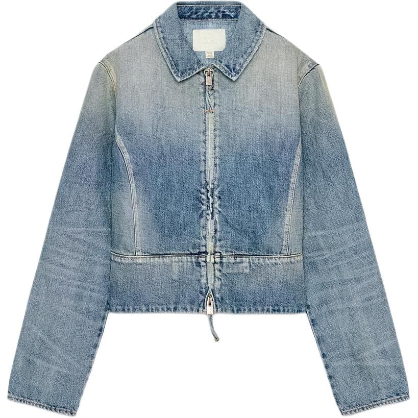 ZARA Trf Морской синий Женские Джинсовые куртки - изображение 1