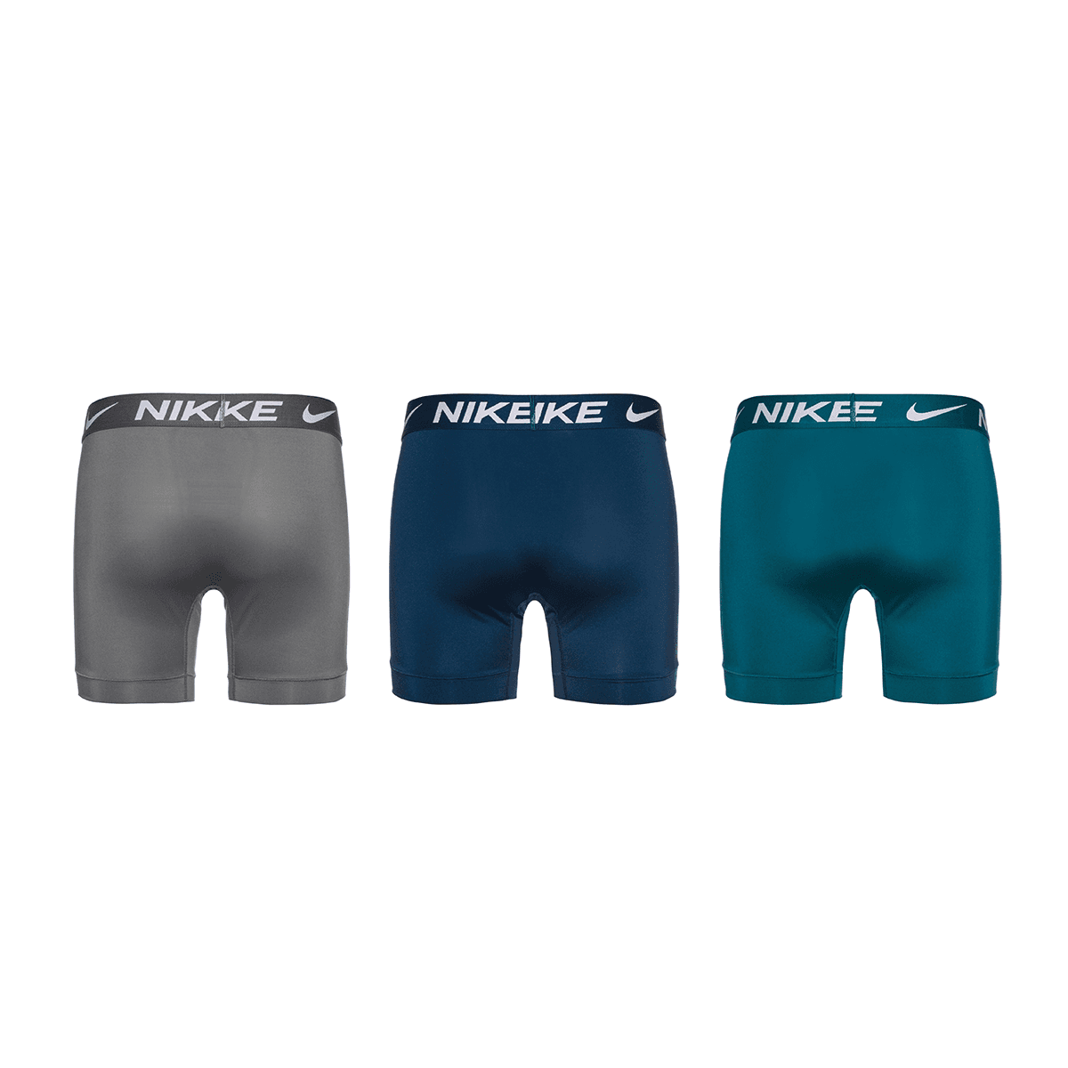 Трусы NIKE 3 Pack (Яркий Ель Зеленый Волчий Серый Винтаж Темно-Синий Яркий Ель Волк Серый Валериана) Мужские Боксеры - изображение 2