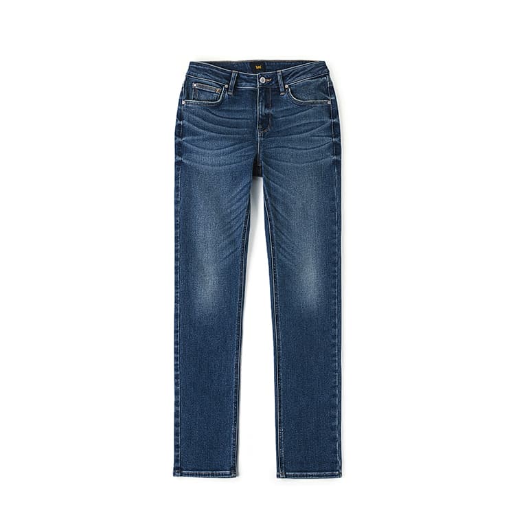 Джинсы Lee Medium Dark Blue Women's Jeans Ли Мид Темно-Синий Женские Джинсы - изображение 1
