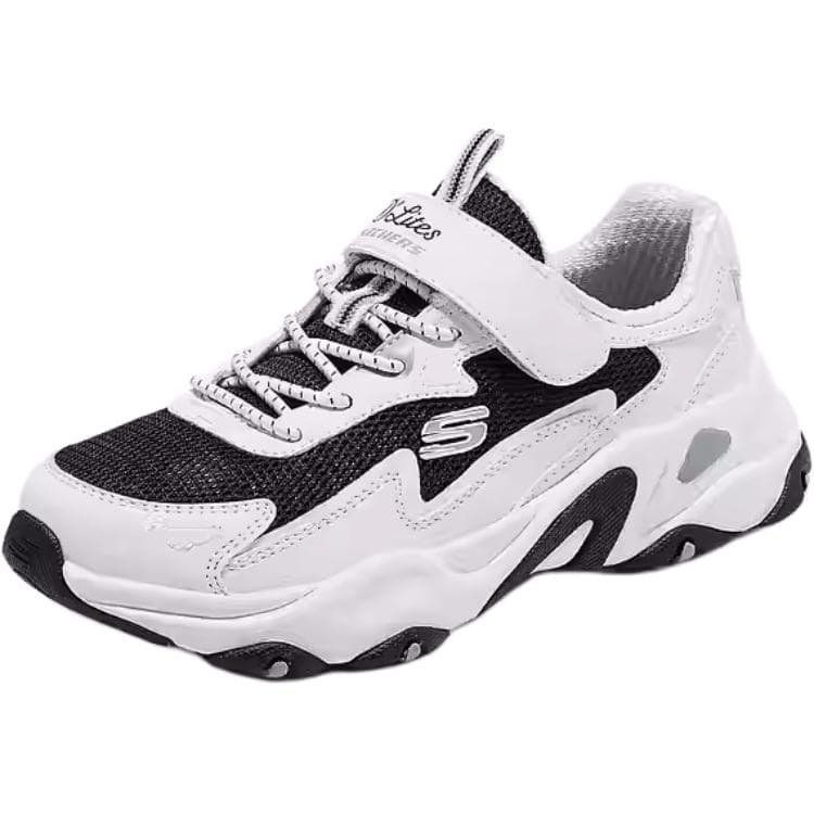 Кроссовки Skechers Kids D'LITES Синтетическая кожа текстиль противоскользящий амортизация дышащий низкий верх - изображение 3
