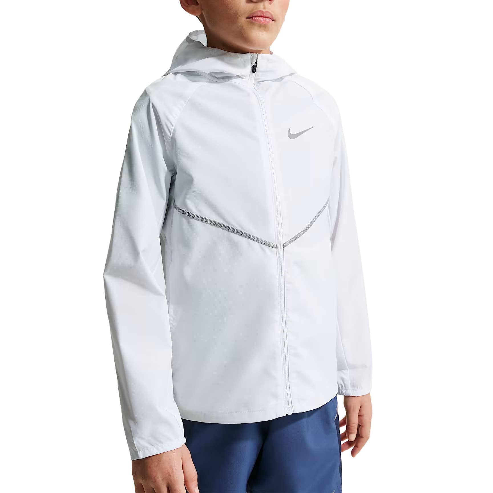 Nike MILER Белый Kids Куртки - изображение 1