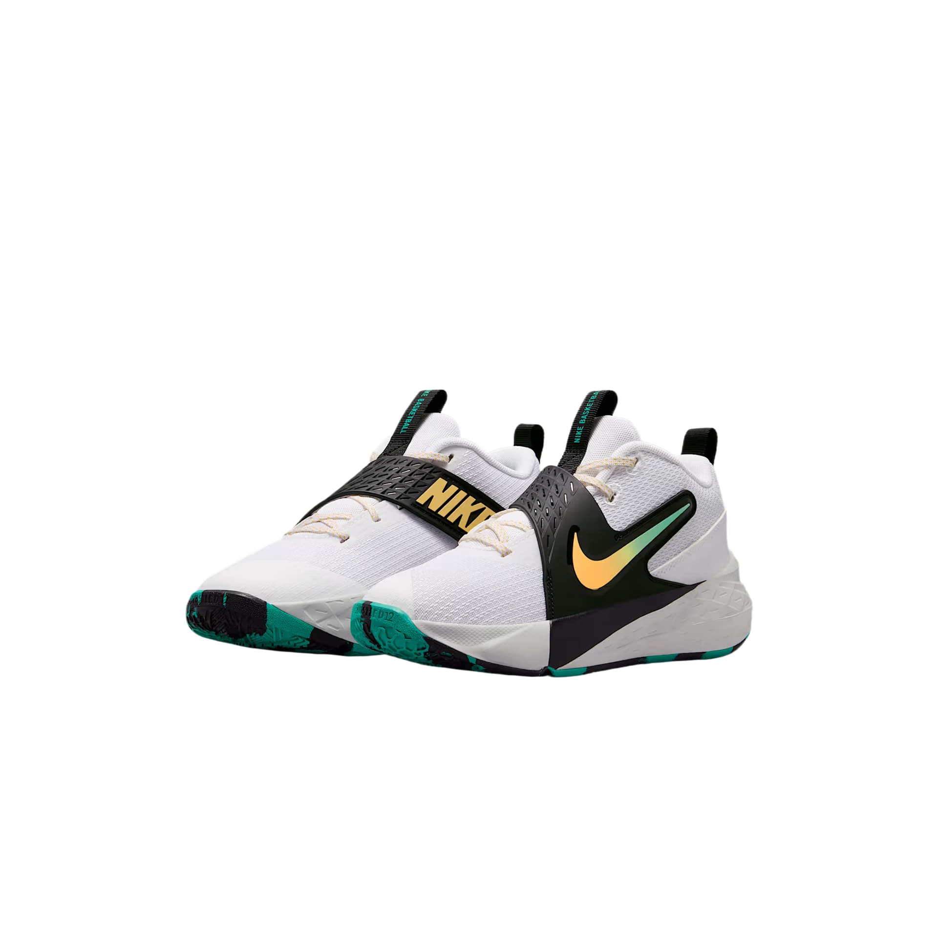 Кроссовки для баскетбола Nike Team Hustle D 12 Сетчатая ткань Низкие кроссовки для баскетбола Унисекс - изображение 2