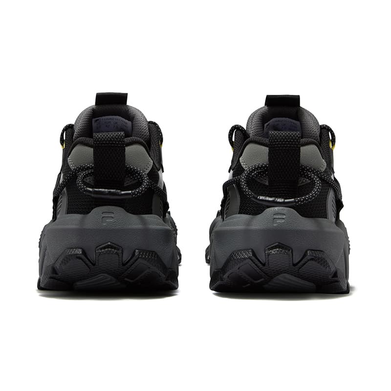 Кроссовки FILA FUSION Exocet II Лоу-топы массивные кроссовки мужские черный эльф жёлтый - изображение 3