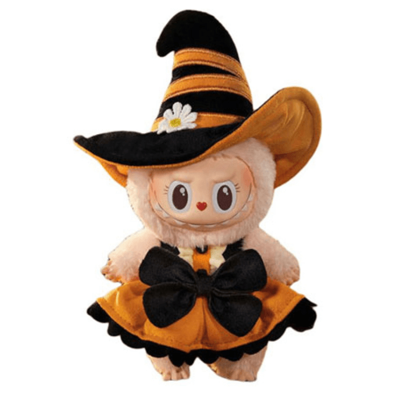 Фигурка POP MART THE MONSTERS Хэллоуин Ограниченная серия MOKOKO+Labubu Прозрачная упаковка игрушек - изображение 2