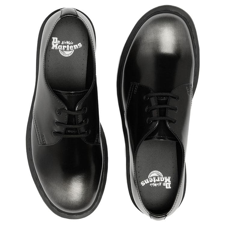 Dr.Martens 1461 Повседневные кожаные туфли Унисекс Черные - изображение 4