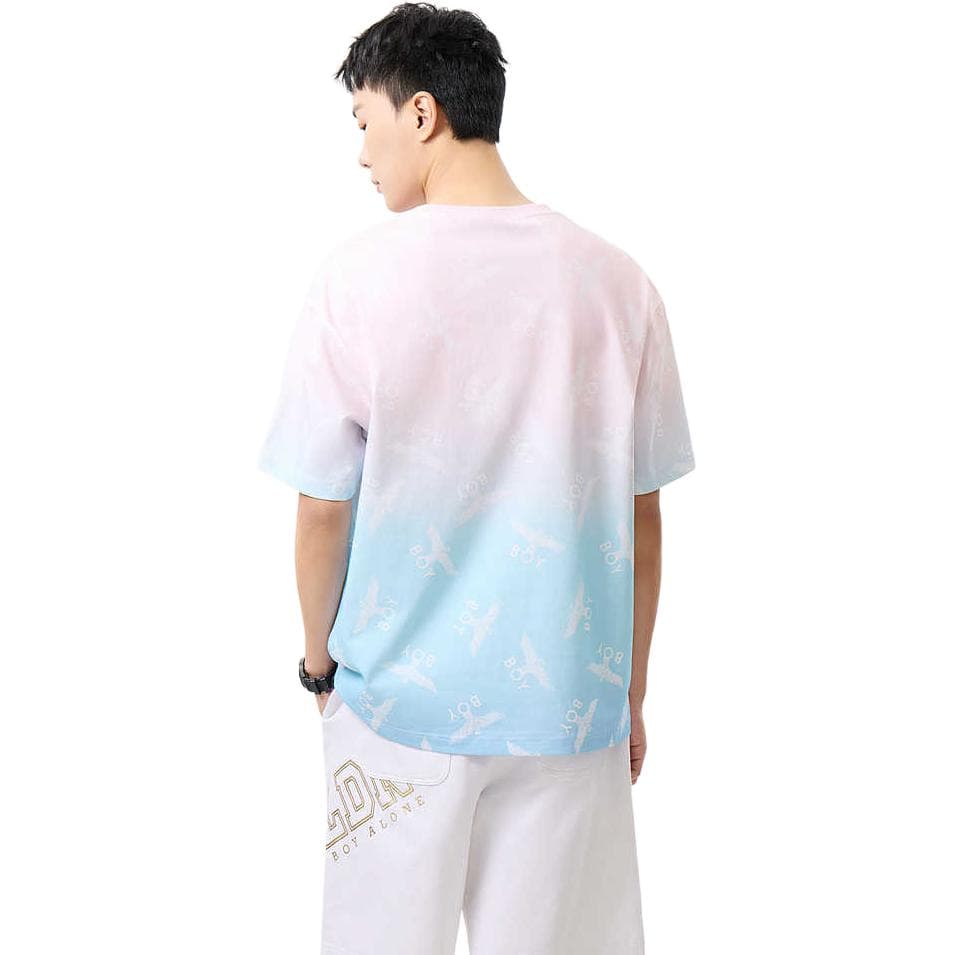 Футболка Boy London T-Shirt Унисекс Розовый Синий Цвет - изображение 4