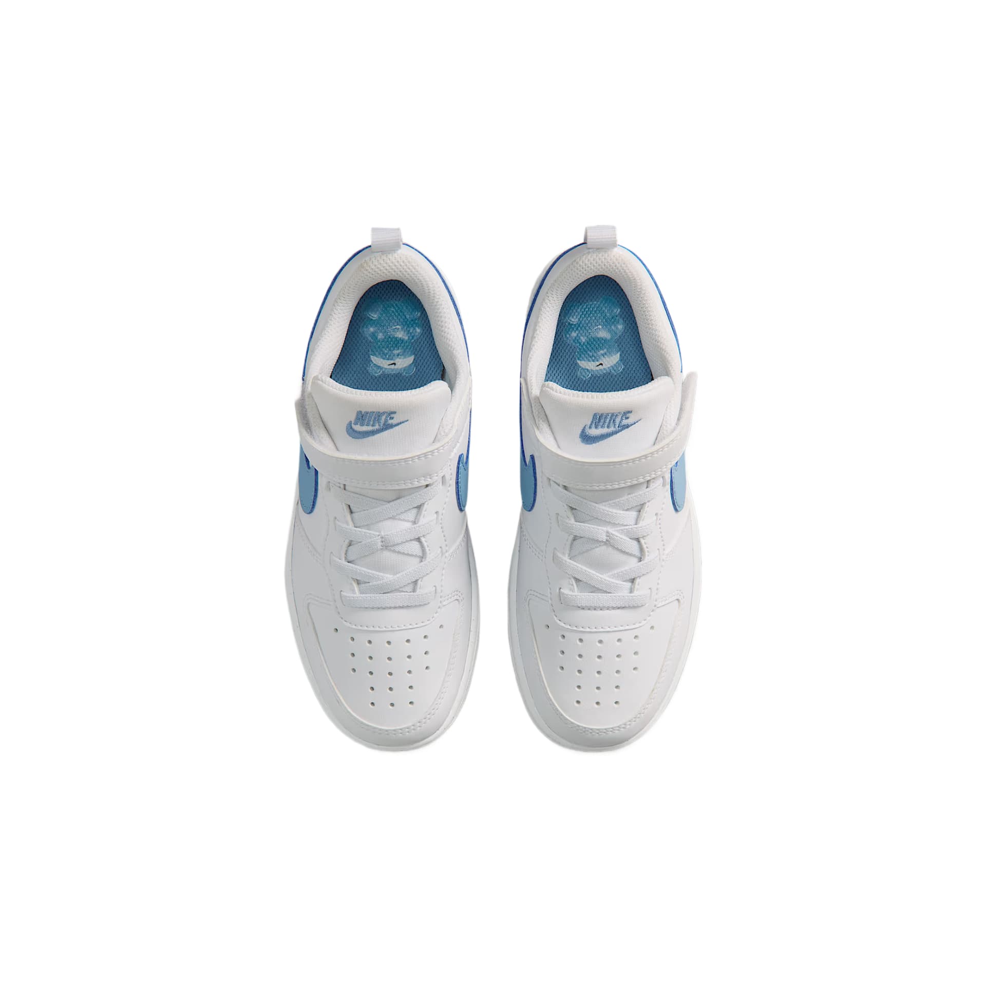 Кроссовки Nike Court Borough Синтетическая кожа текстиль Low Топ Скейтборд Обувь Детский - изображение 3