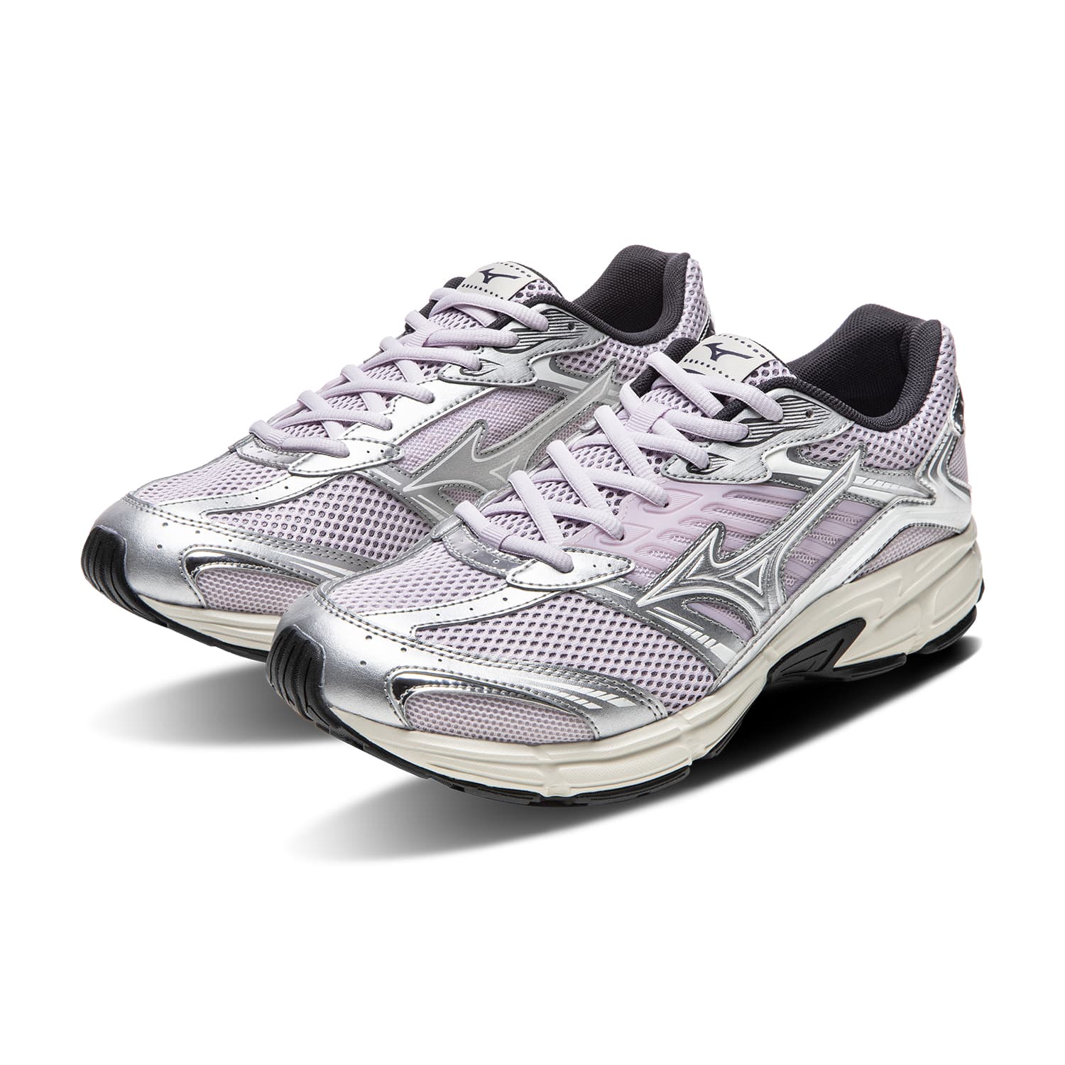 Кроссовки для бега Mizuno Low Топ Повседневные кроссовки для бега Women's White Облако Фиолетовый - изображение 4