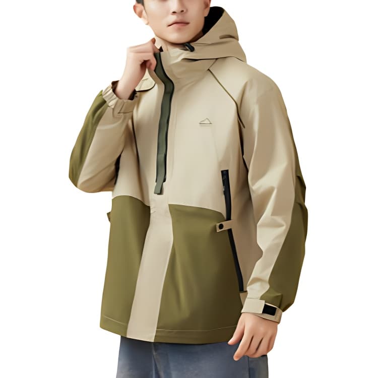 Куртка 361° Life Collection Куртки Пальто Мужской Белый сосна Сено зеленый - изображение 3