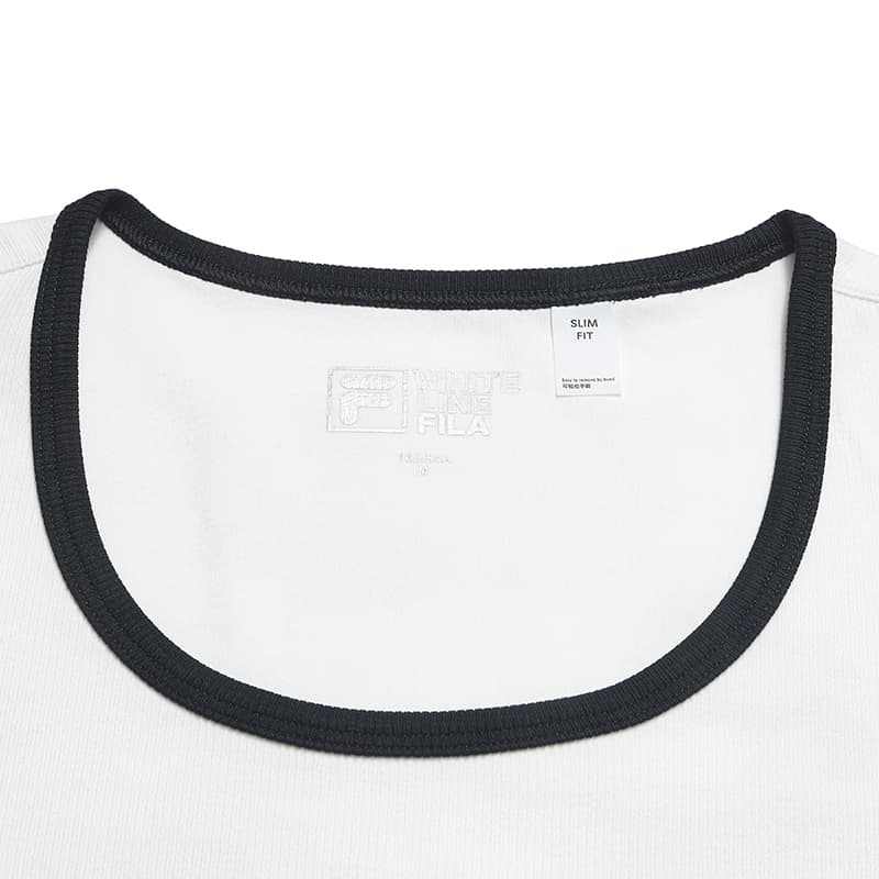 Футболка FILA ORIGINALE Cloud White Женские T-рубашки - изображение 3