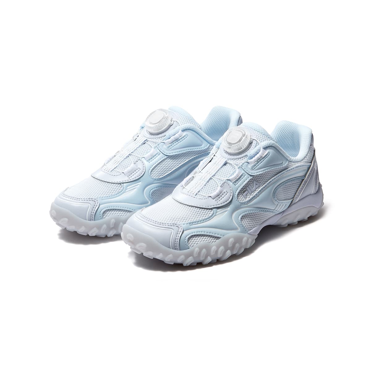 Кроссовки FILA KIDS Отскок Дышащий Поддержка Низкий Верх Детская Беговая Обувь Ancient Аква-Синий Nantai Синий Детская - изображение 3