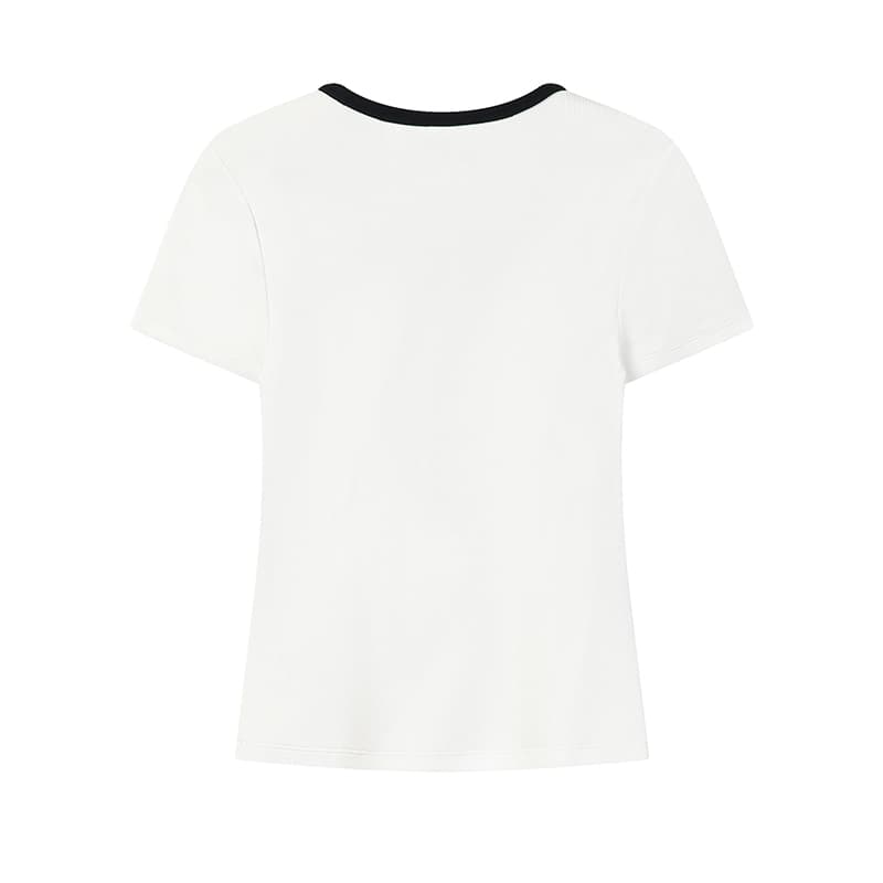 Футболка FILA ORIGINALE Cloud White Женские T-рубашки - изображение 2