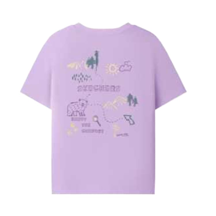 Футболка Skechers Kids Лаванда 00KC Kids T-рубашки - изображение 2