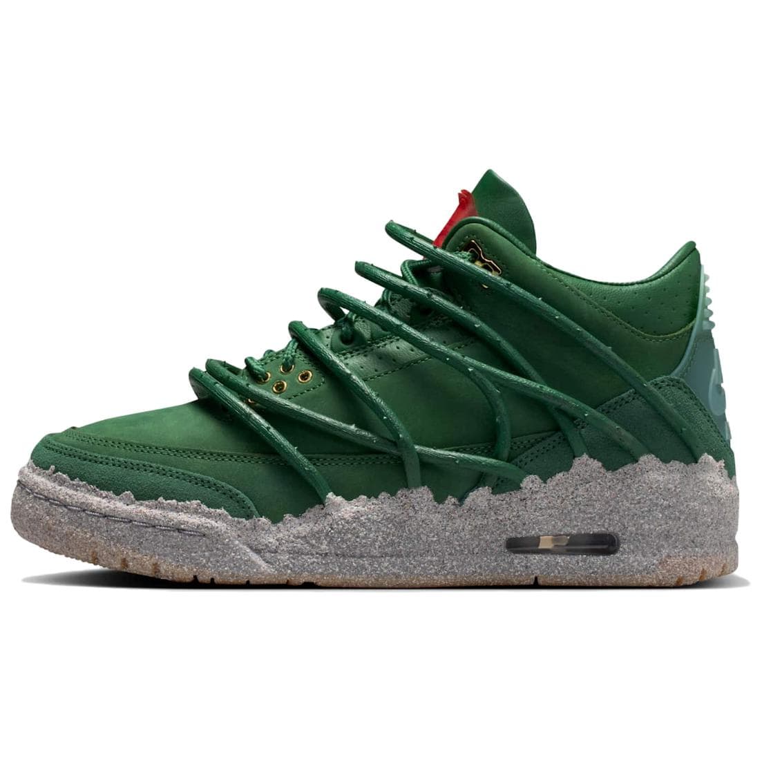 Ретро баскетбольные кроссовки Jordan X Teyana Taylor Air Jordan 3 MID Топ Винтажные Баскетбольные Кроссовки Женские Зеленые - изображение 1
