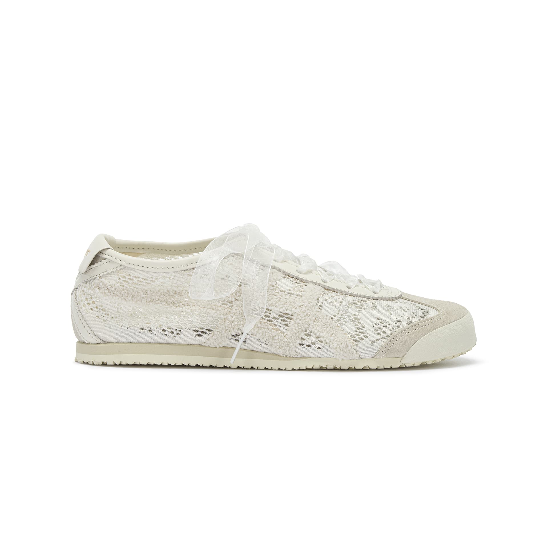 Кроссовки Onitsuka Tiger MEXICO 66 Ткань Повседневная обувь Унисекс Бежевый - изображение 2