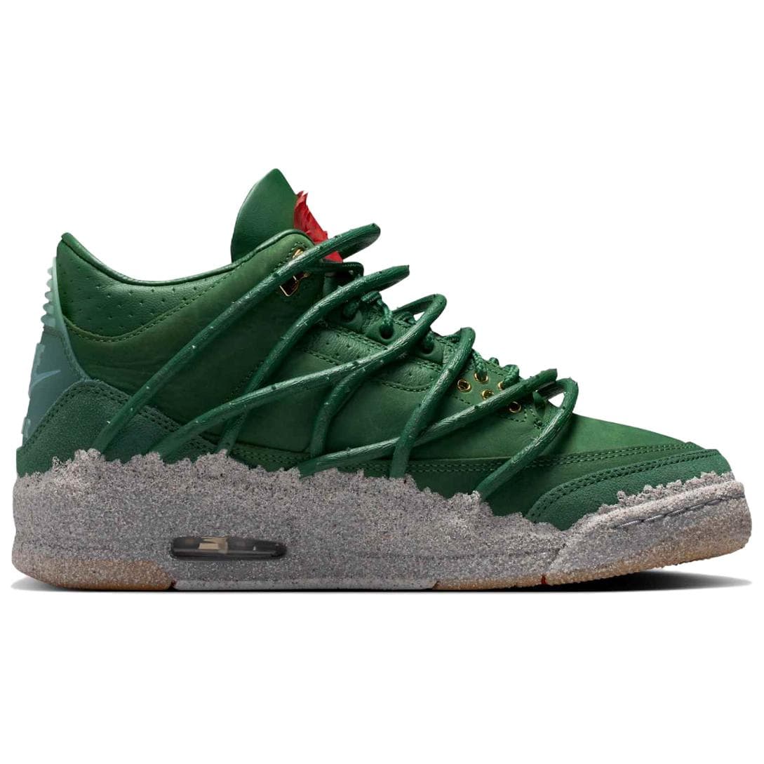 Ретро баскетбольные кроссовки Jordan X Teyana Taylor Air Jordan 3 MID Топ Винтажные Баскетбольные Кроссовки Женские Зеленые - изображение 2