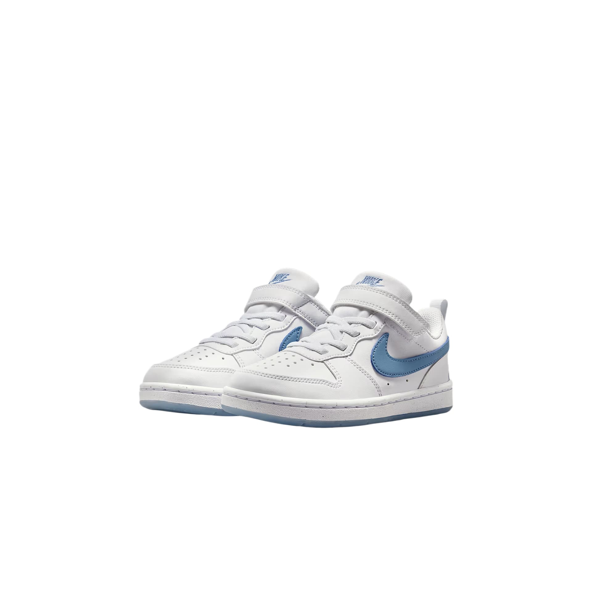 Кроссовки Nike Court Borough Синтетическая кожа текстиль Low Топ Скейтборд Обувь Детский - изображение 2