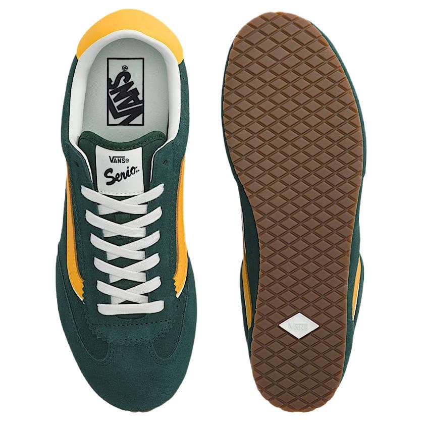Кроссовки Vans Super Lowpro Низкий Топ Повседневная Обувь Унисекс Зеленый - изображение 4