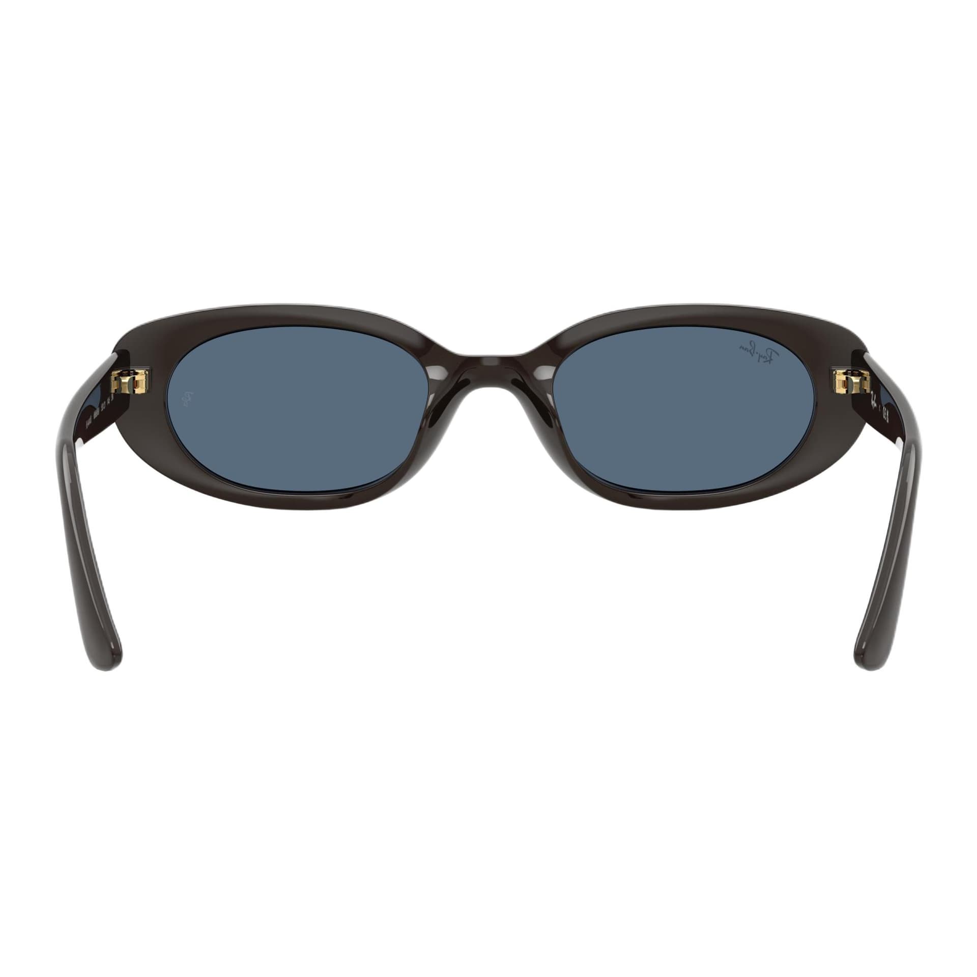 Солнцезащитные очки RayBan Инъекционный Литье ОВАЛЬНЫЕ Солнцезащитные Очки Унисекс Темно-Коричневый - изображение 4