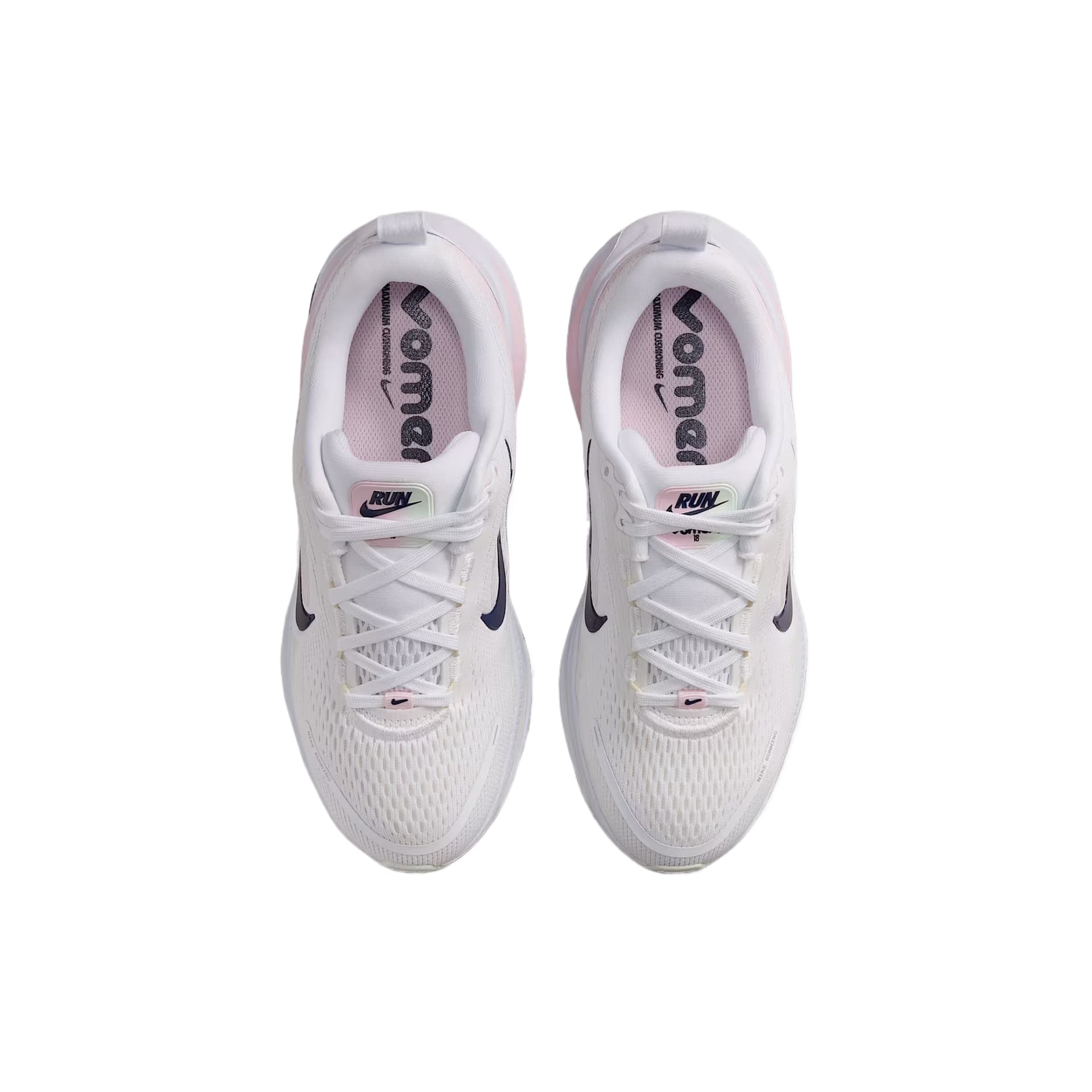 Кроссовки Nike Vomero 18 Ткань Отскок Дышащий Низкий Верх Беговые Кроссовки Детские - изображение 3