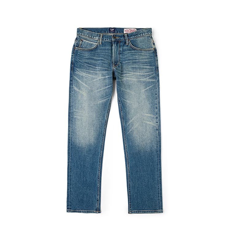 Штаны Lee Medium Dark Blue Men's Jeans Ли Мид Темно-Синий Мужские Джинсы - изображение 1