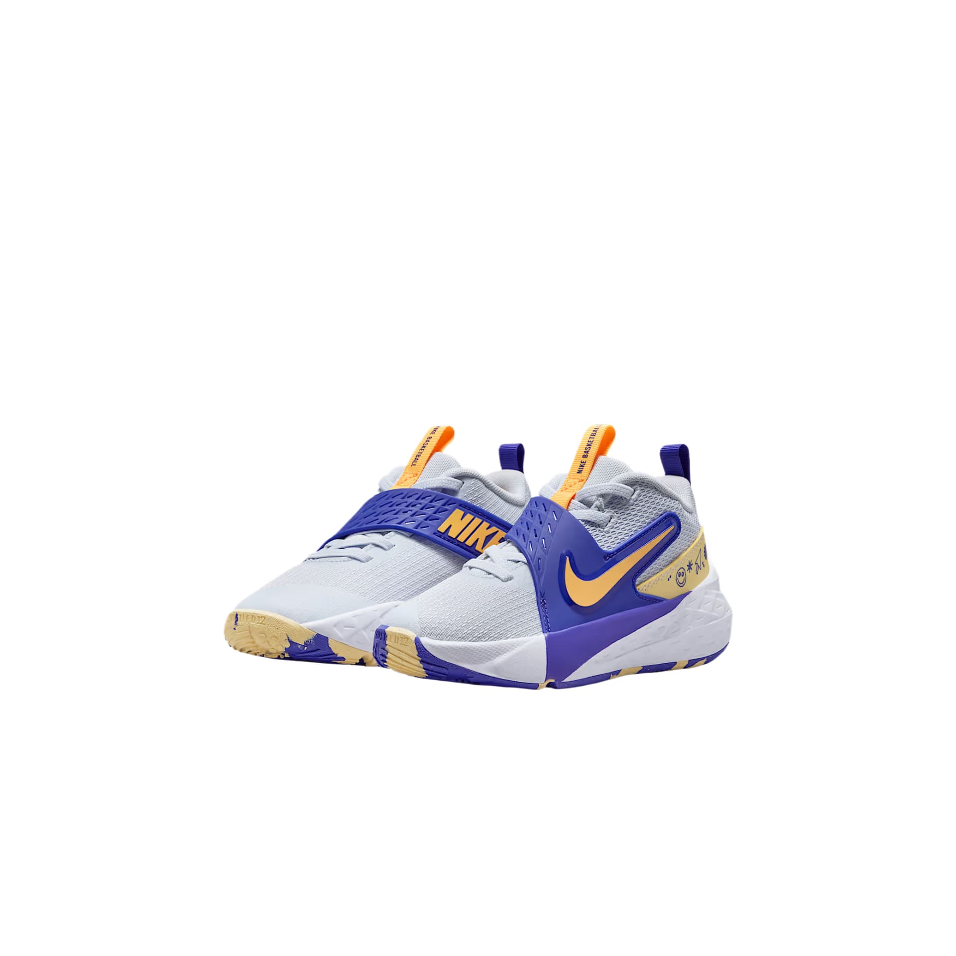 Кроссовки Nike Team Hustle D 12 Дышащие Низкие Кроссовки для Бега Детские - изображение 2