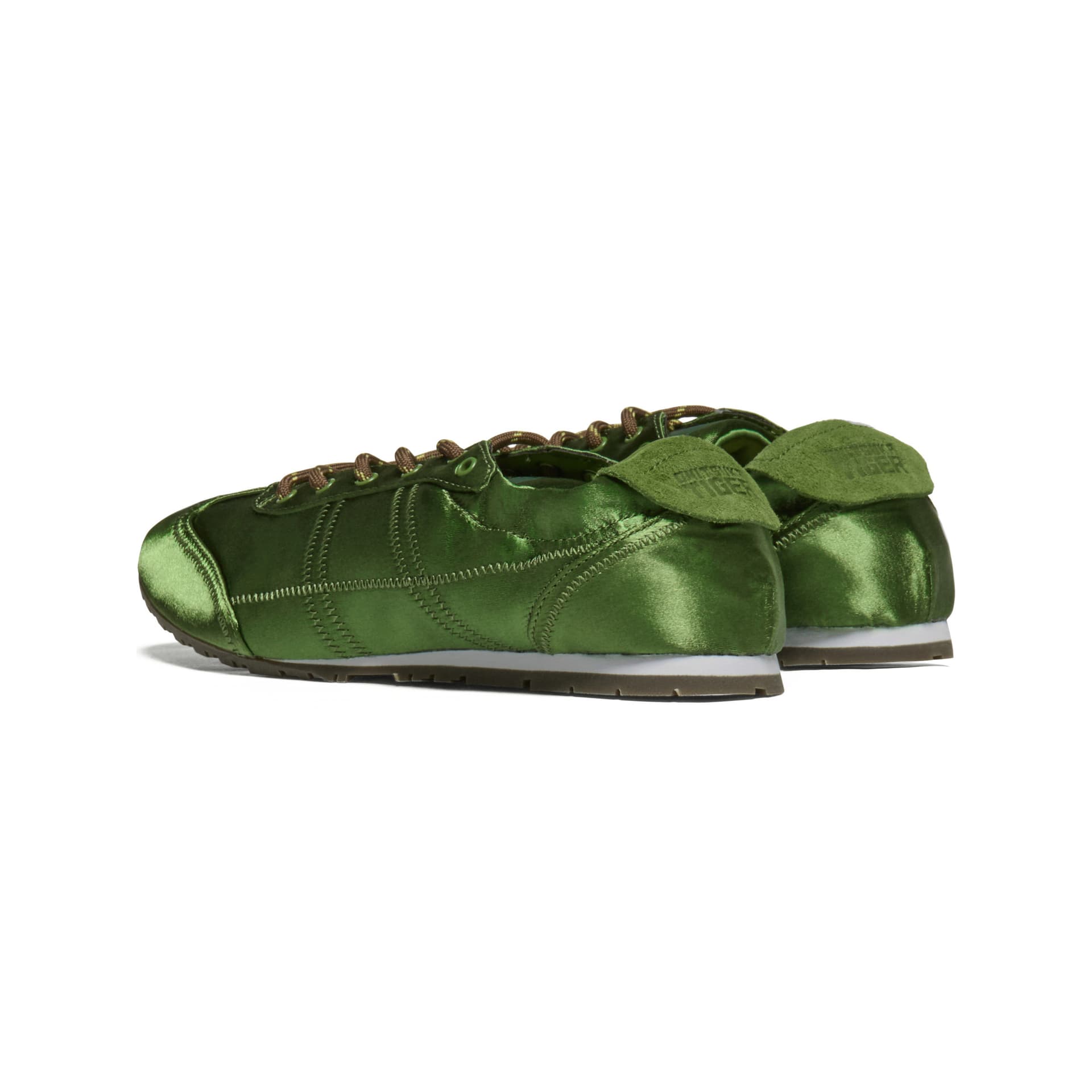 Кроссовки Onitsuka Tiger PLABALA Ткань Повседневная обувь Женская Зеленая - изображение 4
